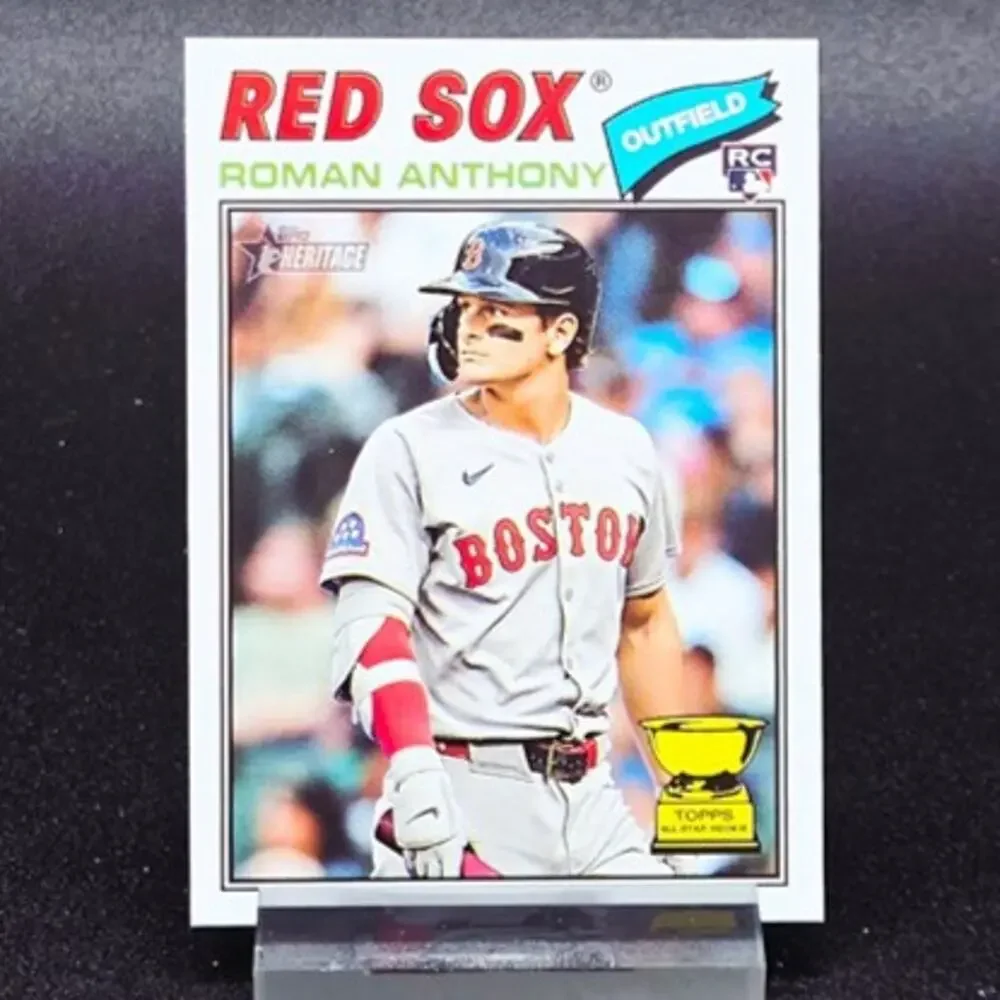 Roman Anthony Heritage Stars of MLB Topps RC's Boston Red Sox Top Prospects - Picture 2 of 7